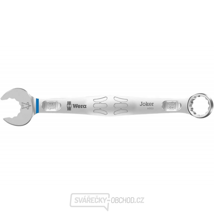 Wera 020210 Očkoplochý klíč 19 mm 6003 Joker, vyhnutý