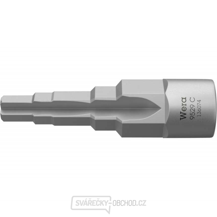 Wera 136074 Stupňovitý (krokový) montážní klíč 1/2" s rozměry 3/8 ÷ 1/2" a 16 - 21 mm. Typ 9529 C SB