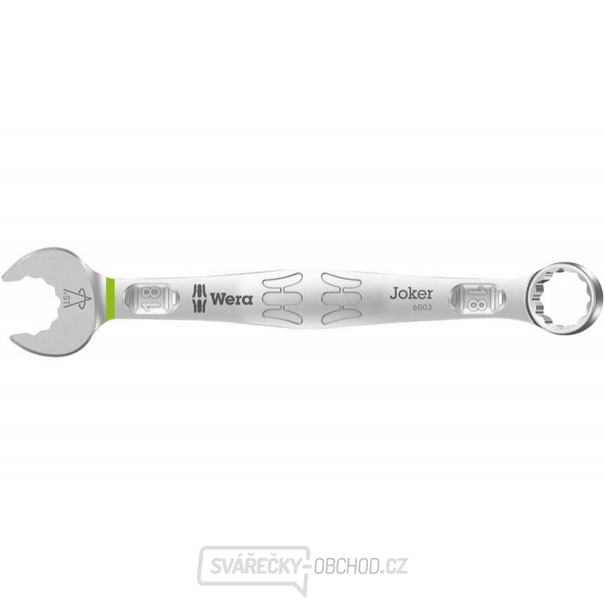 Wera 020209 Očkoplochý klíč 18 mm 6003 Joker, vyhnutý
