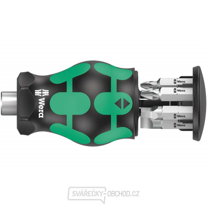 Wera 008878 Držák bitů 1/4" Kraftform Kompakt Stubby 5 se zásobníkem (Sada 6 dílů) Wera 008878 Držák bitů 1/4" Kraftform Kompakt Stubby 5 se zásobníkem (Sada 6 dílů) gallery main image