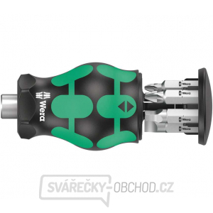 Wera 008878 Držák bitů 1/4" Kraftform Kompakt Stubby 5 se zásobníkem (Sada 6 dílů) Wera 008878 Držák bitů 1/4" Kraftform Kompakt Stubby 5 se zásobníkem (Sada 6 dílů) gallery main image