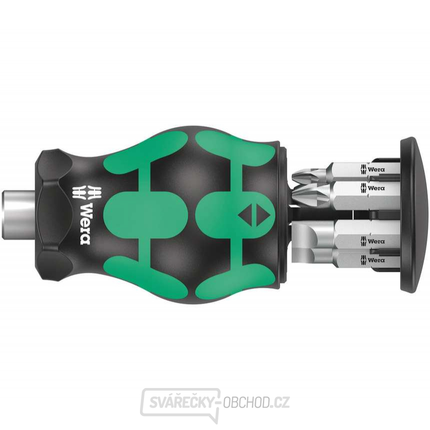 Wera 008877 Držák bitů 1/4" Kraftform Kompakt Stubby 4 se zásobníkem (Sada 6 dílů)