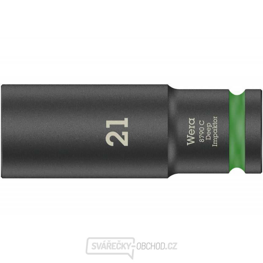 Wera 004837 Nástrčná hlavice 1/2" šestihran 21 mm typ 8790 C Impaktor Deep