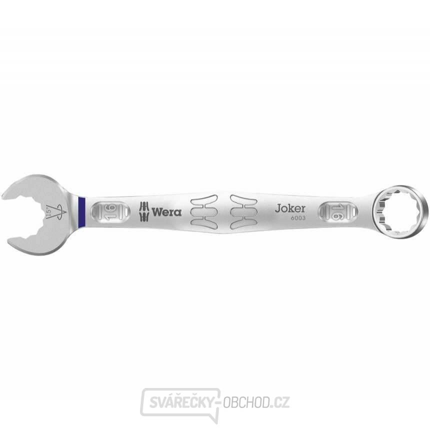 Wera 020207 Očkoplochý klíč 16 mm 6003 Joker, vyhnutý
