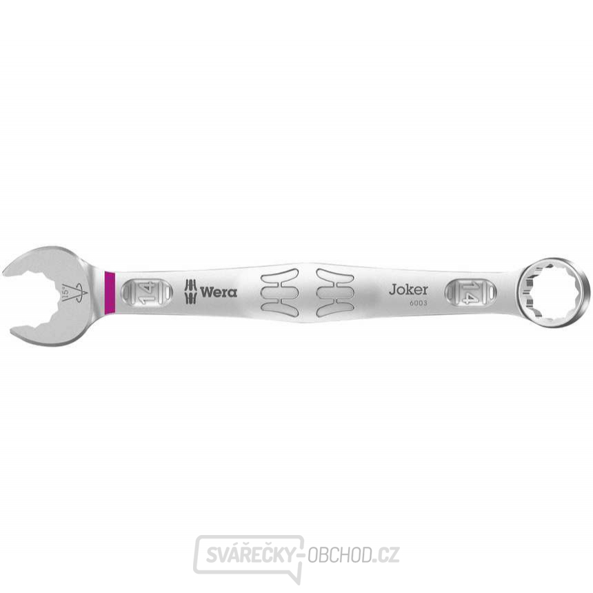 Wera 020205 Očkoplochý klíč 14 mm 6003 Joker, vyhnutý