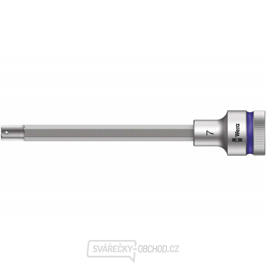 Wera 003843 Zástrčná bitová hlavice Zyklop 1/2" 6hran 7 mm 8740 C HF s přidržovací funkcí