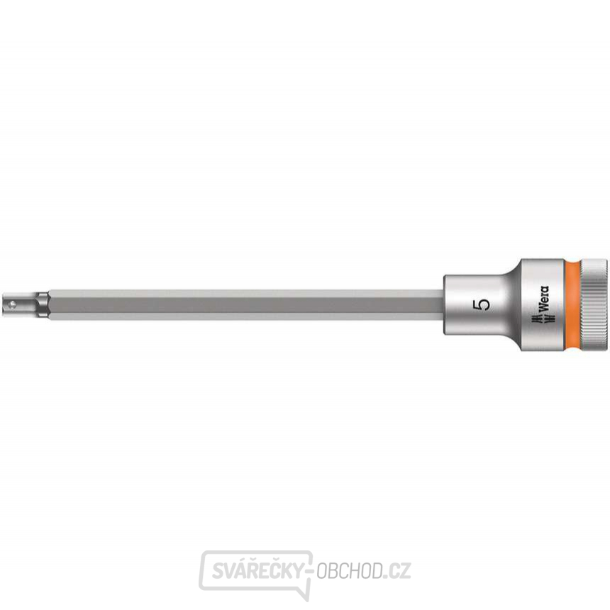 Wera 003841 Zástrčná bitová hlavice Zyklop 1/2" 6hran 5 mm 8740 C HF s přidržovací funkcí