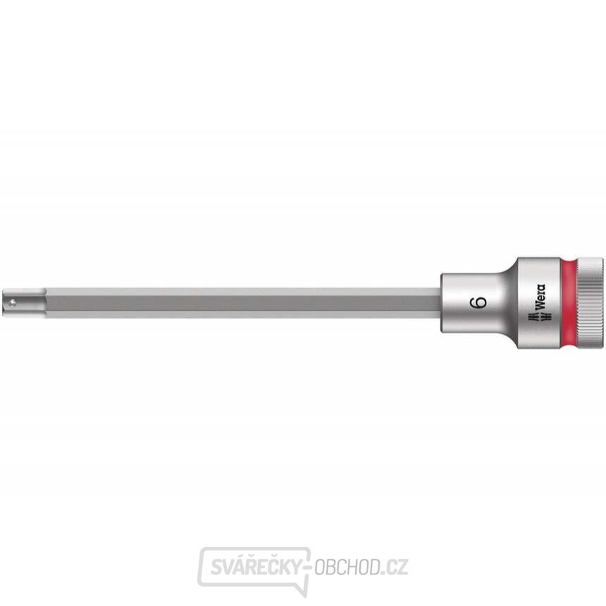 Wera 003842 Zástrčná bitová hlavice Zyklop 1/2" 6hran 6 mm 8740 C HF s přidržovací funkcí