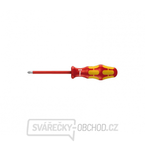 Wera 006190 Elektrikářský šroubovák Kraftform Plus PZ/S 1x80 mm typ 165 i VDE gallery main image