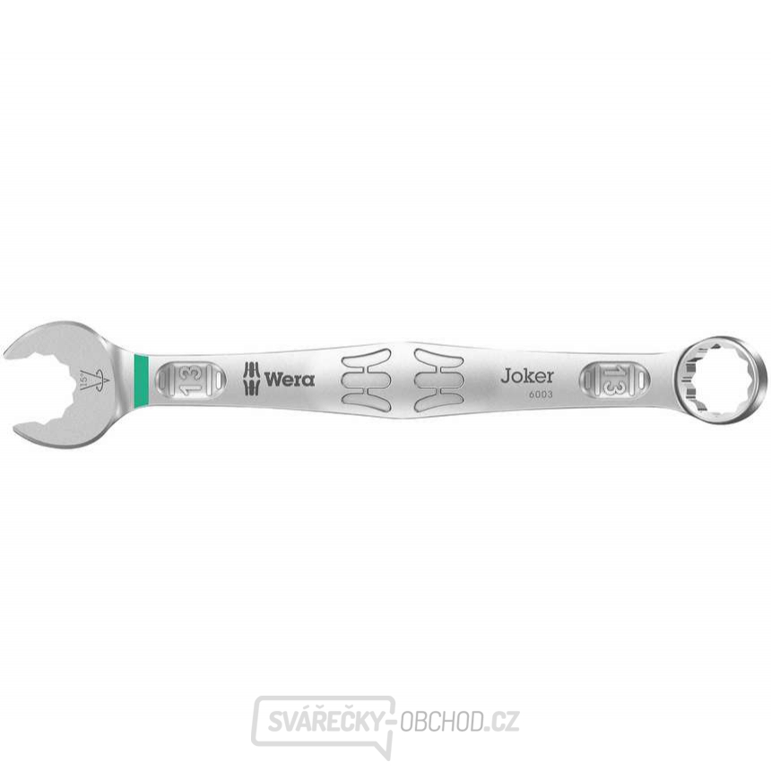 Wera 020204 Očkoplochý klíč 13 mm 6003 Joker, vyhnutý