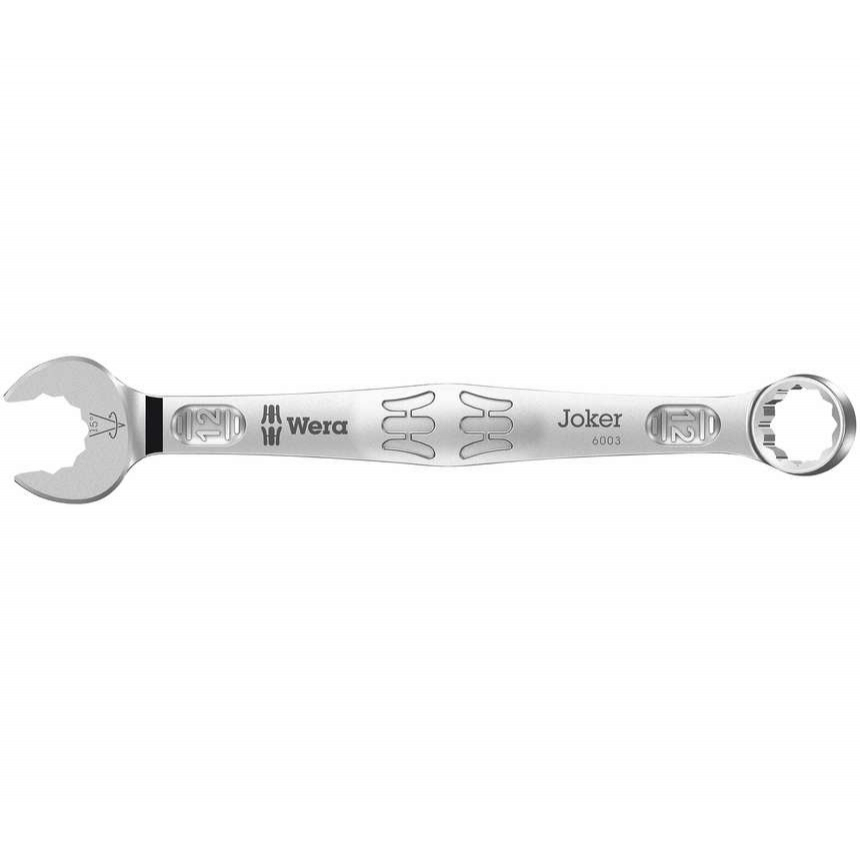 Wera 020203 Očkoplochý klíč 12 mm 6003 Joker, vyhnutý 05020203001