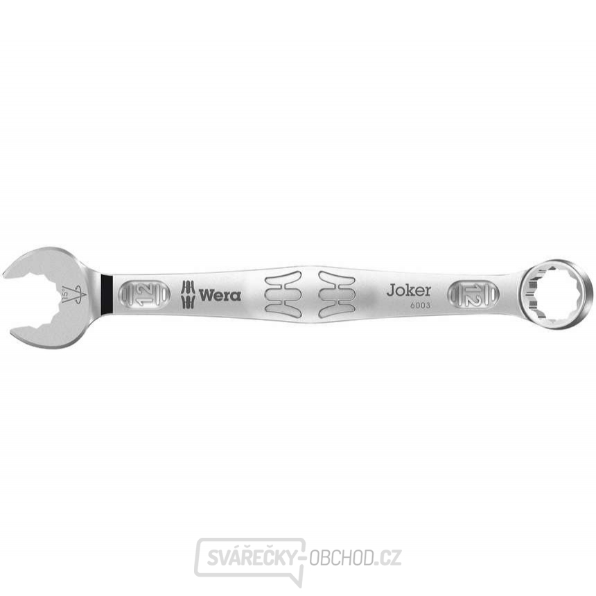 Wera 020203 Očkoplochý klíč 12 mm 6003 Joker, vyhnutý