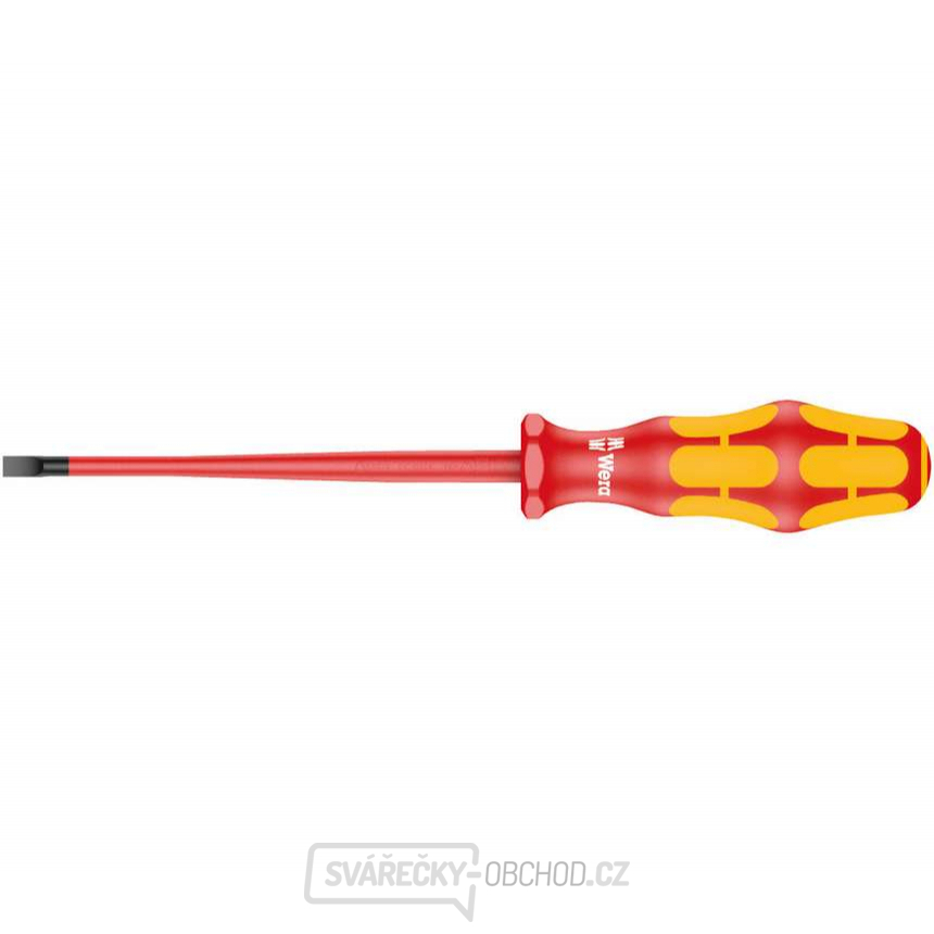 Wera 006442 Elektrikářský šroubovák Kraftform Plus 1,0x5,5x125 mm typ 160 iS VDE izolovaný se sníženým průměrem čepele Wera 006442 Elektrikářský šroubovák Kraftform Plus 1,0x5,5x125 mm typ 160 iS VDE izolovaný se sníženým průměrem čepele gallery main image