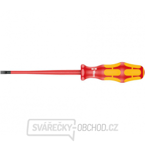 Wera 006442 Elektrikářský šroubovák Kraftform Plus 1,0x5,5x125 mm typ 160 iS VDE izolovaný se sníženým průměrem čepele Wera 006442 Elektrikářský šroubovák Kraftform Plus 1,0x5,5x125 mm typ 160 iS VDE izolovaný se sníženým průměrem čepele gallery main image