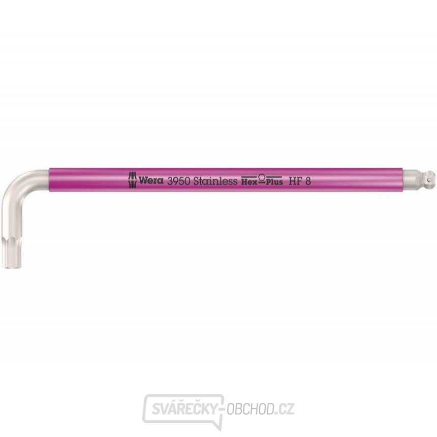 Wera 022697 Zástrčný klíč šestihranný (inbus) 8 mm 3950 SPKL Multicolour HF, nerezová ocel, s přidržovací funkcí