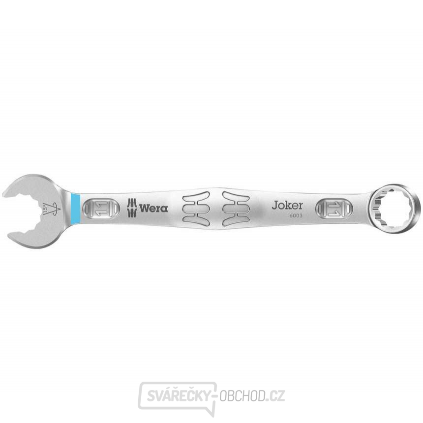 Wera 020202 Očkoplochý klíč 11 mm 6003 Joker, vyhnutý