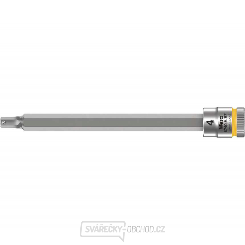 Wera 003334 Zástrčná bitová hlavice Zyklop 1/4" 6hran 4 x 100 mm typ 8740 A HF s přidržovací funkcí
