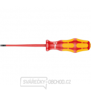 Wera 006441 Elektrikářský šroubovák Kraftform Plus 0,8x4,0x100 mm typ 160 iS VDE izolovaný se sníženým průměrem čepele Wera 006441 Elektrikářský šroubovák Kraftform Plus 0,8x4,0x100 mm typ 160 iS VDE izolovaný se sníženým průměrem čepele gallery main image