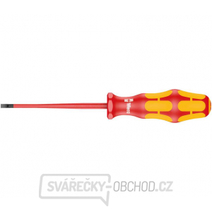 Wera 006441 Elektrikářský šroubovák Kraftform Plus 0,8x4,0x100 mm typ 160 iS VDE izolovaný se sníženým průměrem čepele Wera 006441 Elektrikářský šroubovák Kraftform Plus 0,8x4,0x100 mm typ 160 iS VDE izolovaný se sníženým průměrem čepele gallery main image