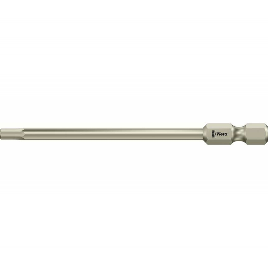 Wera 071105 Šroubovací bit 1/4" Hex-Plus 3/32" x 89 mm typ 3840/4, nerezová ocel 05071105001