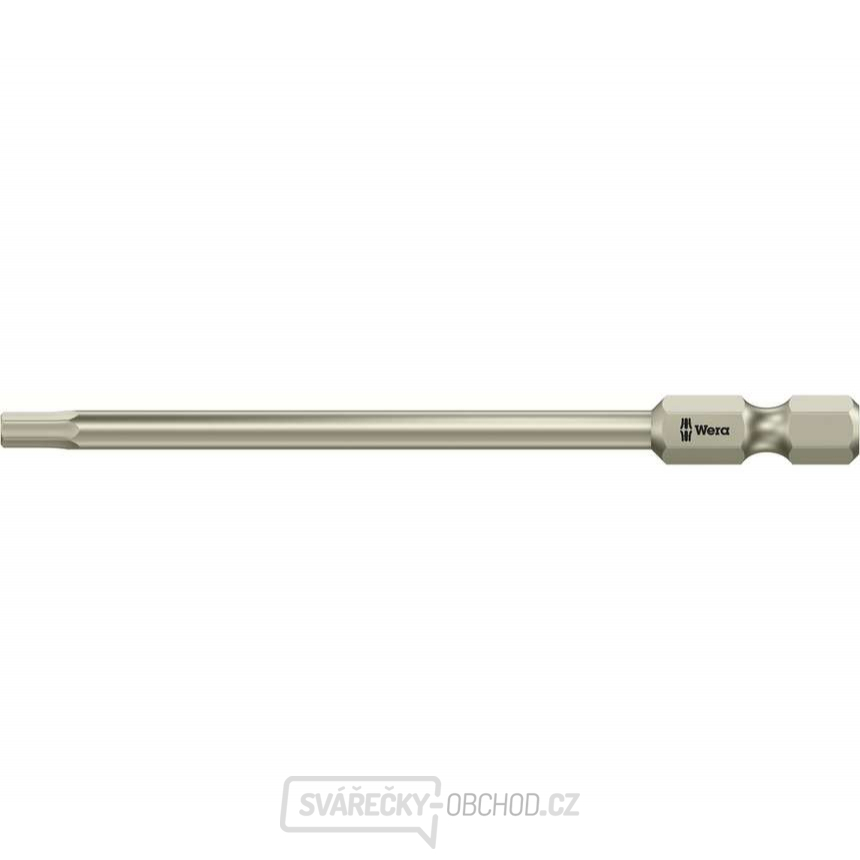 Wera 071105 Šroubovací bit 1/4" Hex-Plus 3/32" x 89 mm typ 3840/4, nerezová ocel