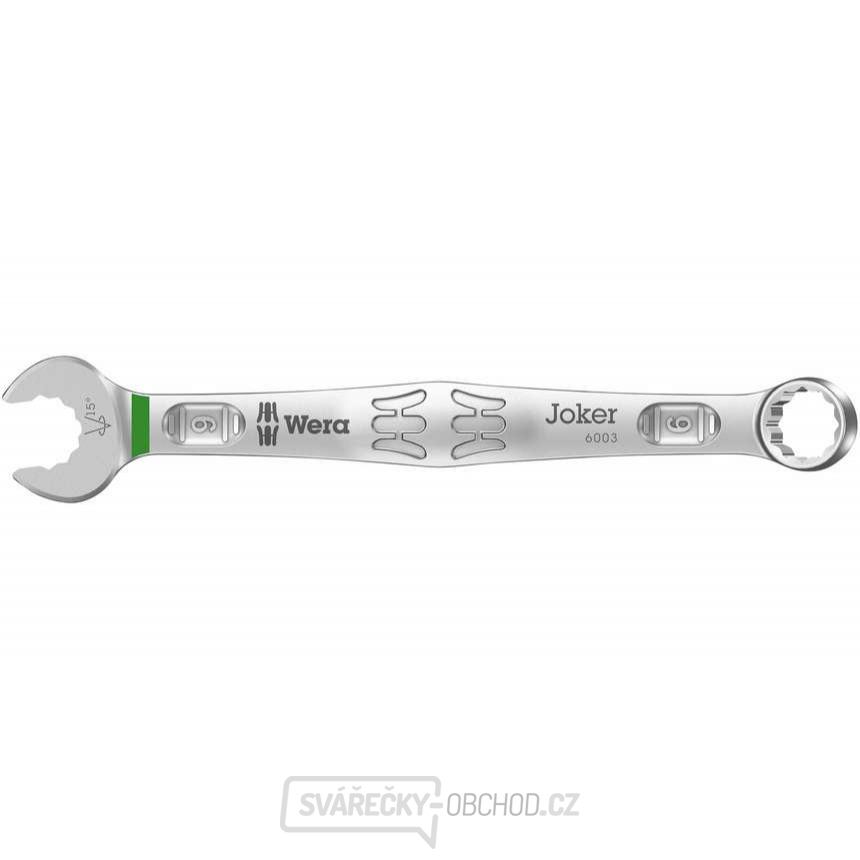 Wera 020219 Očkoplochý klíč 9 mm 6003 Joker, vyhnutý