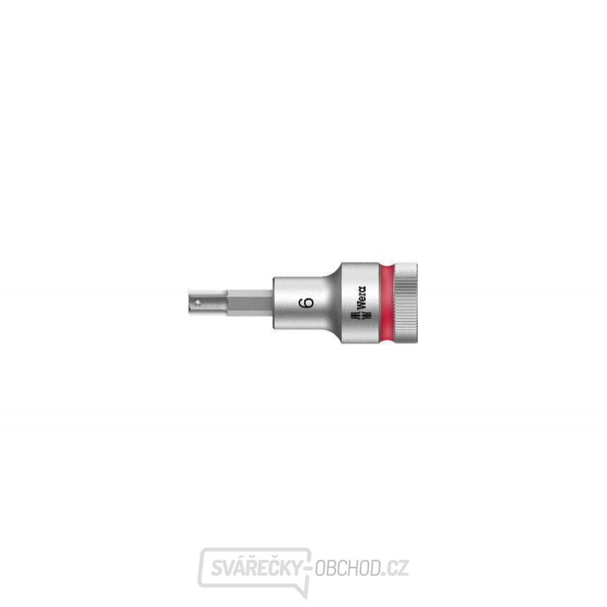 Wera 003822 Zástrčná bitová hlavice Zyklop 1/2" 6hran 6 mm 8740 C HF s přidržovací funkcí