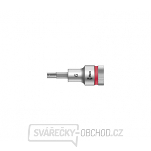 Wera 003822 Zástrčná bitová hlavice Zyklop 1/2" 6hran 6 mm 8740 C HF s přidržovací funkcí