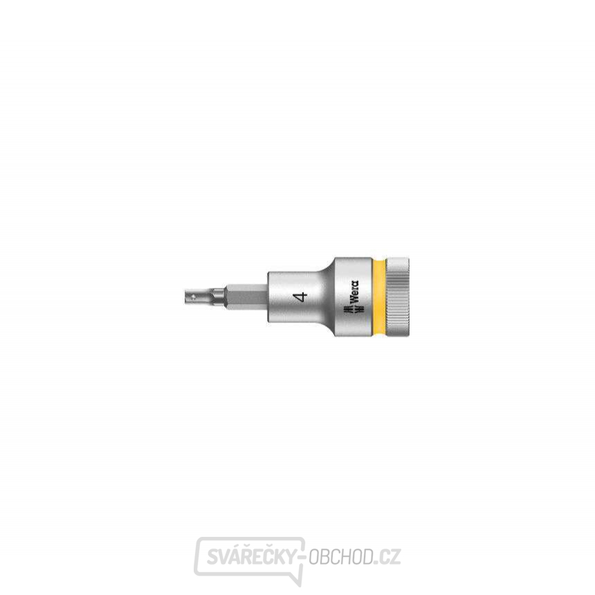 Wera 003820 Zástrčná bitová hlavice Zyklop 1/2" 6hran 4 mm 8740 C HF s přidržovací funkcí