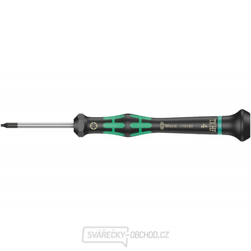 Wera 118180 Šroubovák TORX TX 4 HFx60 mm k použití v elektronice Kraftform Micro typ 2067, s přidržovací funkcí