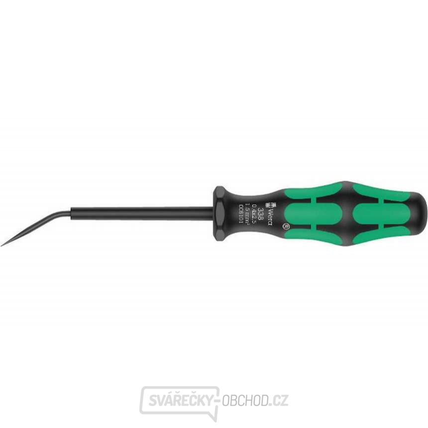 Wera 008101 Nástroj 0,4x2,5x81 mm pro ovládání řadových svorek. Typ 338 Wera 008101 Nástroj 0,4x2,5x81 mm pro ovládání řadových svorek. Typ 338 gallery main image