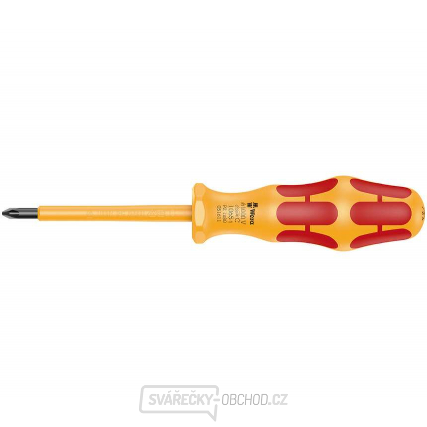 Wera 051611 Křížový šroubovák PZ 1 x 80 mm s izolací VDE 1065 i Wera 051611 Křížový šroubovák PZ 1 x 80 mm s izolací VDE 1065 i gallery main image