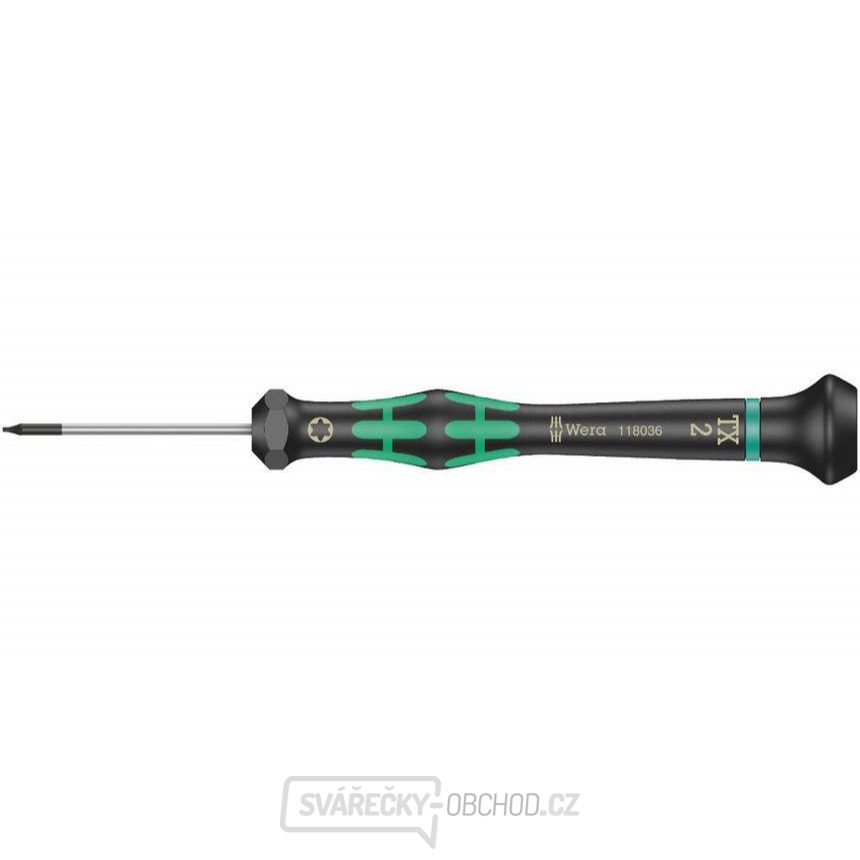 Wera 118036 Šroubovák TORX TX 2x60 mm k použití v elektronice Kraftform Micro typ 2067