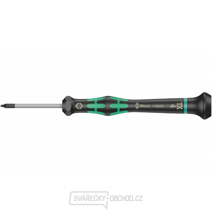 Wera 118039 Šroubovák TORX TX 4x60 mm k použití v elektronice Kraftform Micro typ 2067 Wera 118039 Šroubovák TORX TX 4x60 mm k použití v elektronice Kraftform Micro typ 2067 gallery main image