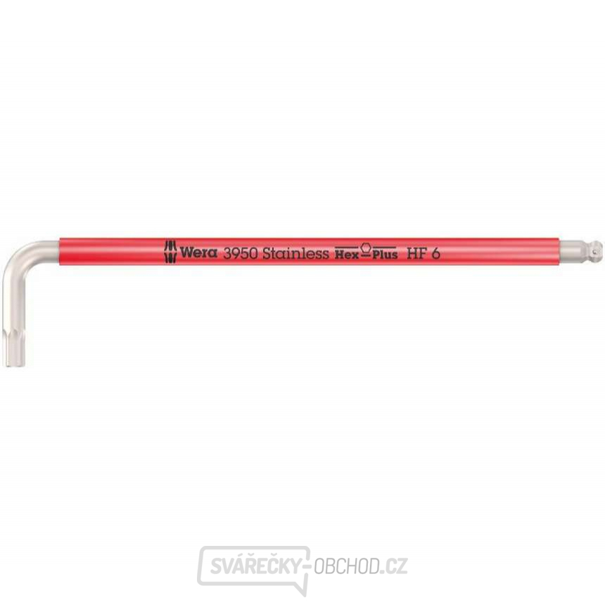 Wera 022696 Zástrčný klíč šestihranný (inbus) 6 mm 3950 SPKL Multicolour HF, nerezová ocel, s přidržovací funkcí