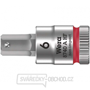 Wera 003337 Zástrčná bitová hlavice Zyklop 1/4" 6hran 6 mm typ 8740 A HF s přidržovací funkcí Wera 003337 Zástrčná bitová hlavice Zyklop 1/4" 6hran 6 mm typ 8740 A HF s přidržovací funkcí gallery main image