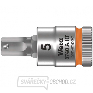 Wera 003335 Zástrčná bitová hlavice Zyklop 1/4" 6hran 5 mm typ 8740 A HF s přidržovací funkcí gallery main image