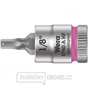 Wera 003383 Zástrčná bitová hlavice Zyklop 1/4" 6hran 1/8" typ 8740 A HF s přidržovací funkcí - palcová gallery main image
