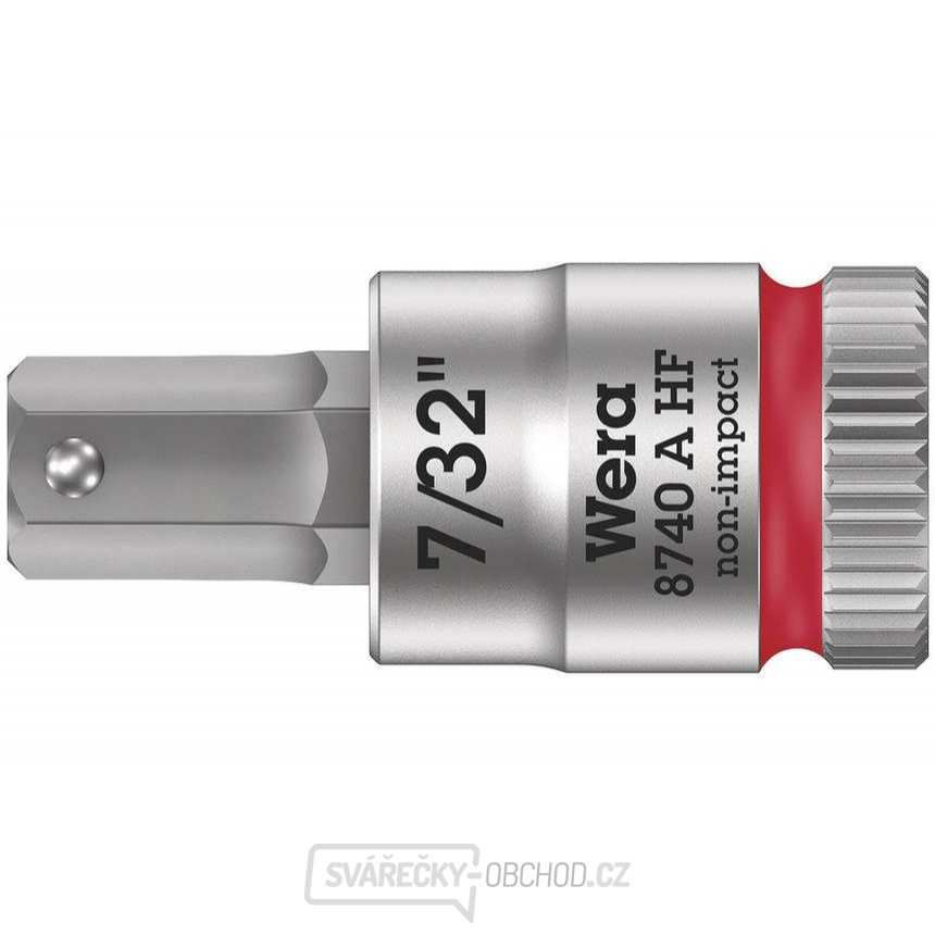 Wera 003387 Zástrčná bitová hlavice Zyklop 1/4" 6hran 7/32" typ 8740 A HF s přidržovací funkcí - palcová
