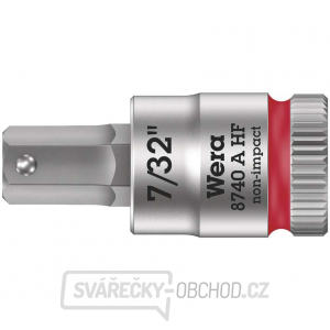 Wera 003387 Zástrčná bitová hlavice Zyklop 1/4" 6hran 7/32" typ 8740 A HF s přidržovací funkcí - palcová gallery main image