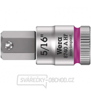 Wera 003389 Zástrčná bitová hlavice Zyklop 1/4" 6hran 5/16" typ 8740 A HF s přidržovací funkcí - palcová Wera 003389 Zástrčná bitová hlavice Zyklop 1/4" 6hran 5/16" typ 8740 A HF s přidržovací funkcí - palcová gallery main image