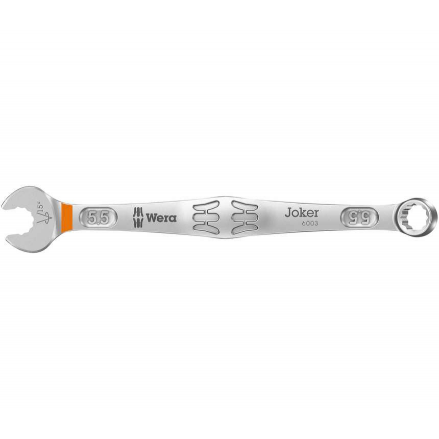Wera 020190 Očkoplochý klíč 5.5 mm 6003 Joker, vyhnutý 05020190001