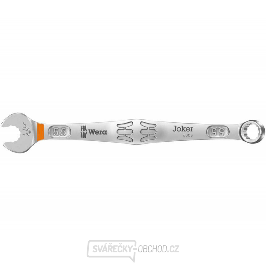 Wera 020190 Očkoplochý klíč 5.5 mm 6003 Joker, vyhnutý