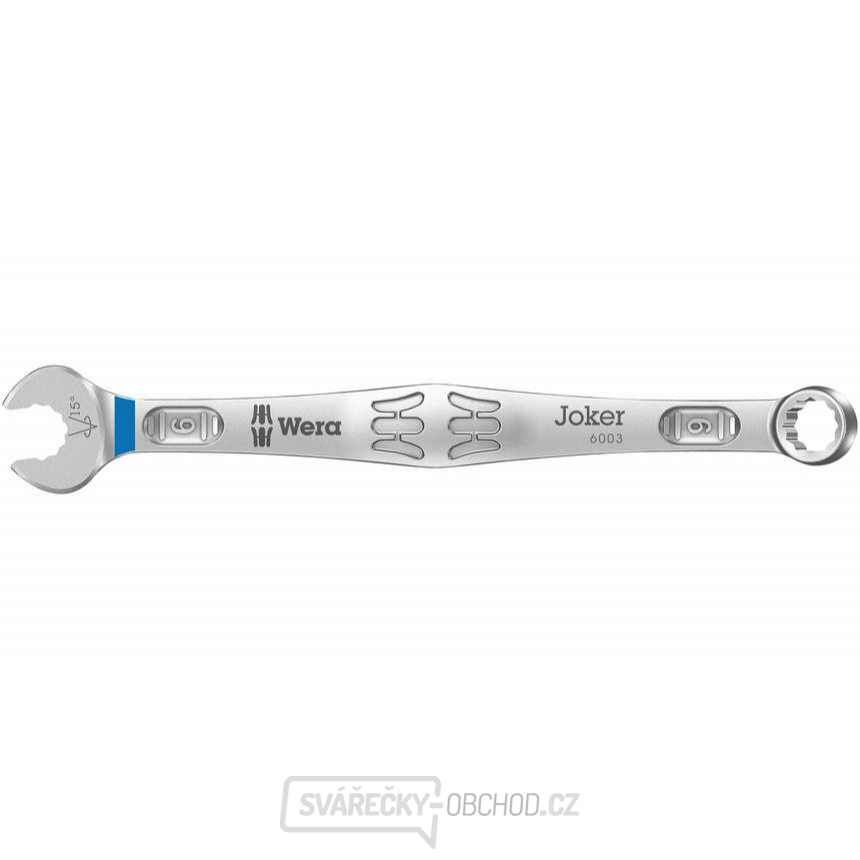 Wera 020198 Očkoplochý klíč 6 mm 6003 Joker, vyhnutý