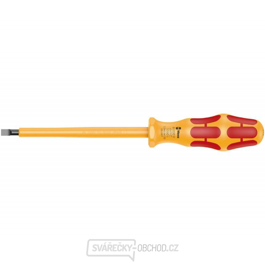 Wera 051587 Plochý šroubovák 1,0 x 5,5 x 125 mm s izolací VDE 1060 i