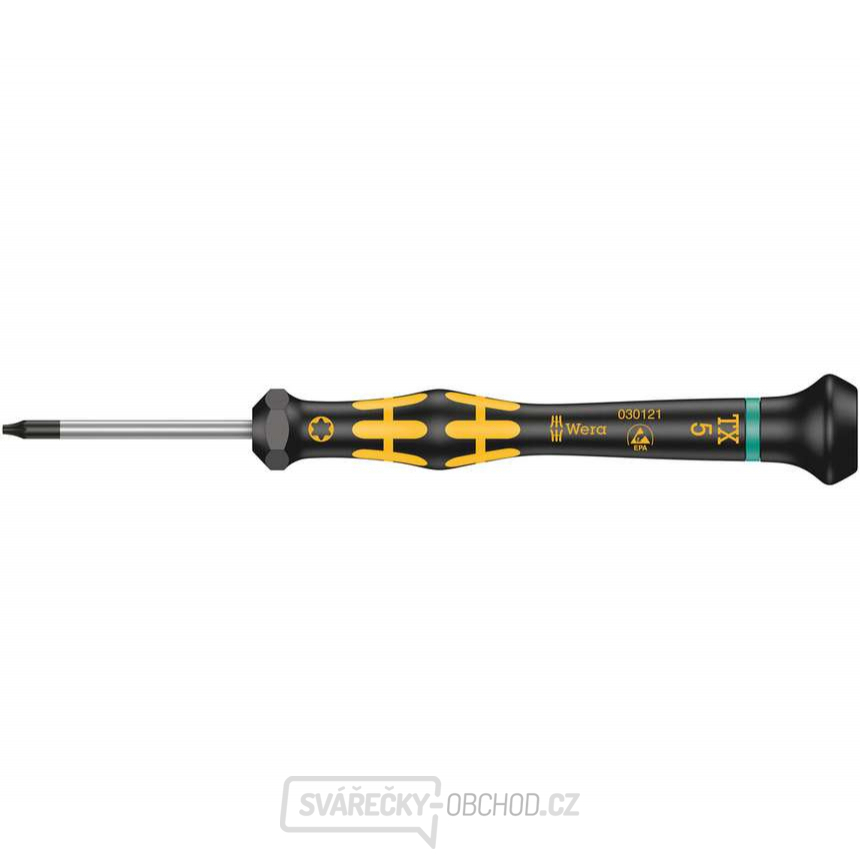 Wera 030121 Šroubovák ESD Kraftform Micro TX 5 x 40 typ 1567 TORX®