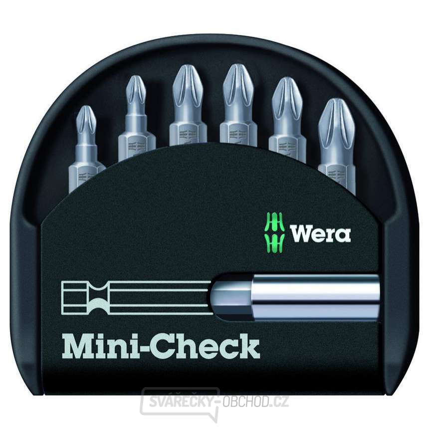 Wera 056296 Houževnaté bity Bit-Check 7 PZ Universal 1 s držákem 893/4/1 K (Sada 7 dílů)