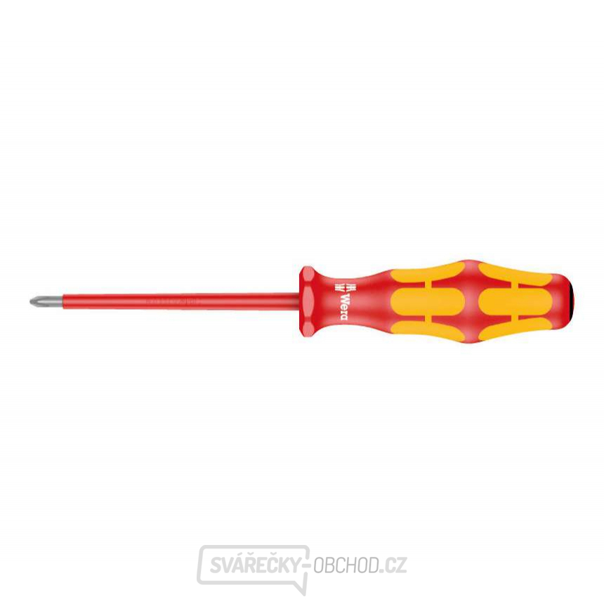 Wera 006160 Elektrikářský šroubovák Kraftform Plus PZ 0x80 mm typ 165 i VDE