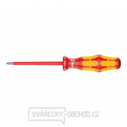 Wera 006160 Elektrikářský šroubovák Kraftform Plus PZ 0x80 mm typ 165 i VDE gallery main image