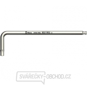 Wera 022708 Zástrčný klíč šestihranný (inbus) 8 mm 3950 PKL, nerezová ocel